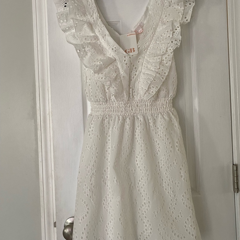White Eyelet Dress